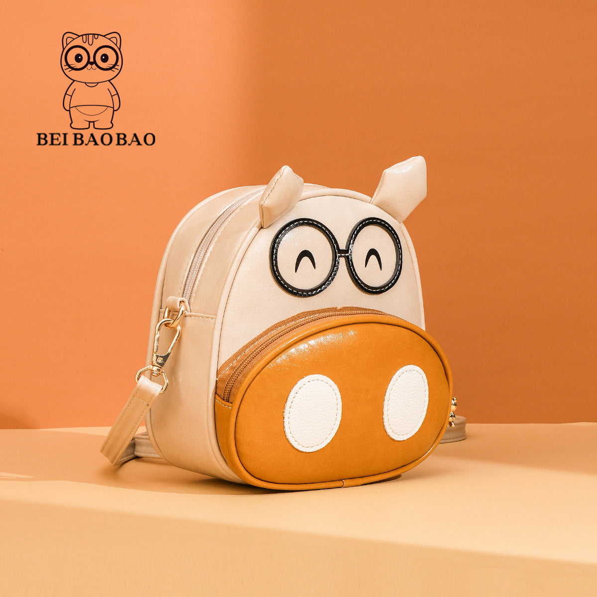 Source Female Childlike Cartoon Khaki Korean Shoulder Bags
