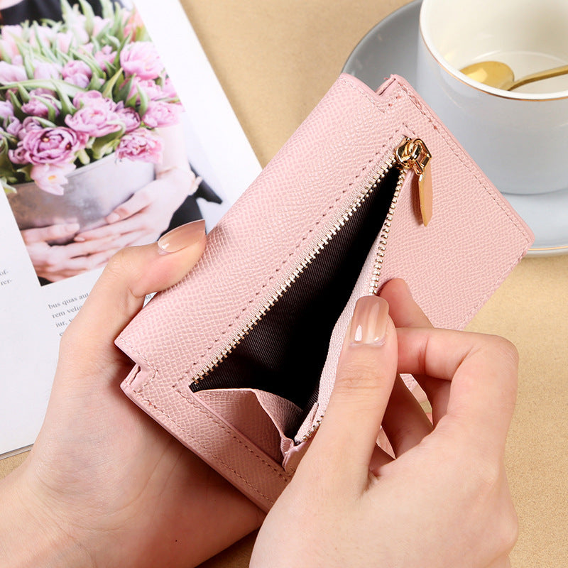 Palm Print Female Cute Large Capacity Card Holder