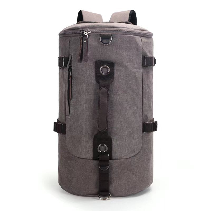 Men's Korean Style Canvas Fashionable Green Computer Backpacks