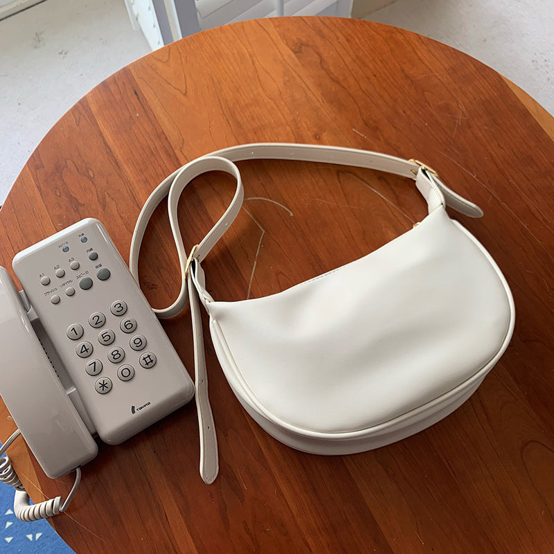 Women's Niche Fashion Black One Dumpling Crossbody Bags