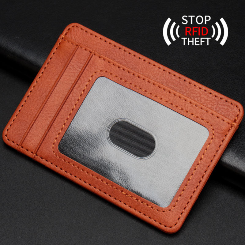 Slots Horizontal Vertical Bank Position Transparent Window Card Holder