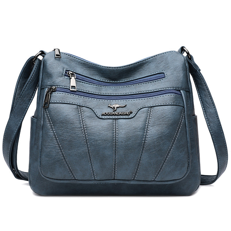 Women's Style Embroidery Yarn Simple Fashion Large Crossbody Bags