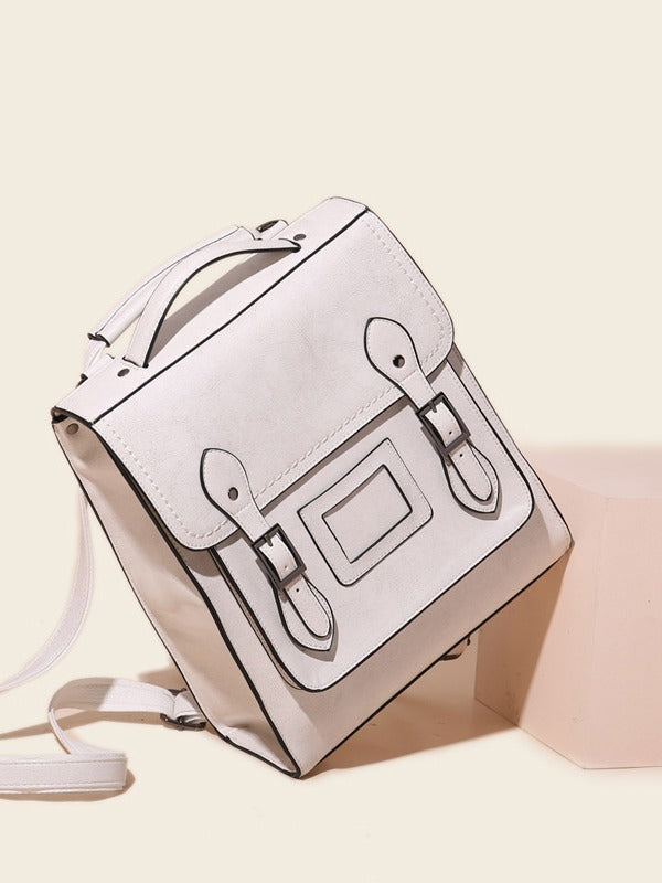 Women's Genuine Leather Oil Wax Retro Easy Matching Backpacks