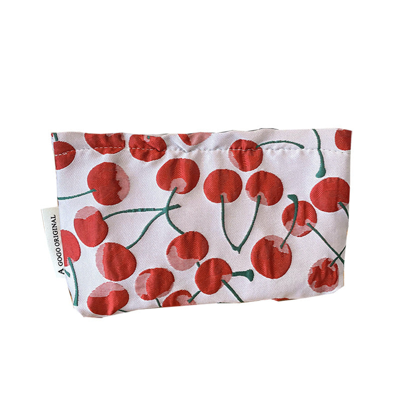 Fresh Cherry Small-size Portable Mobile Liner Makeup Bag