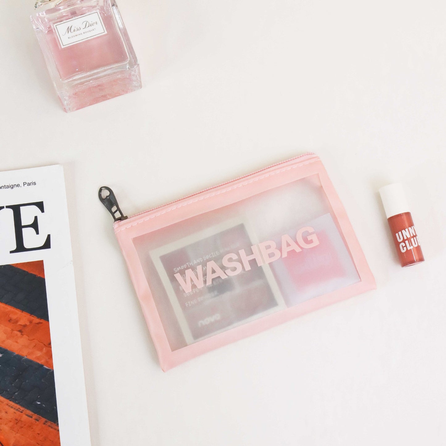 Large Capacity High-grade Double Zipper Good-looking Storage At Cosmetic Bags