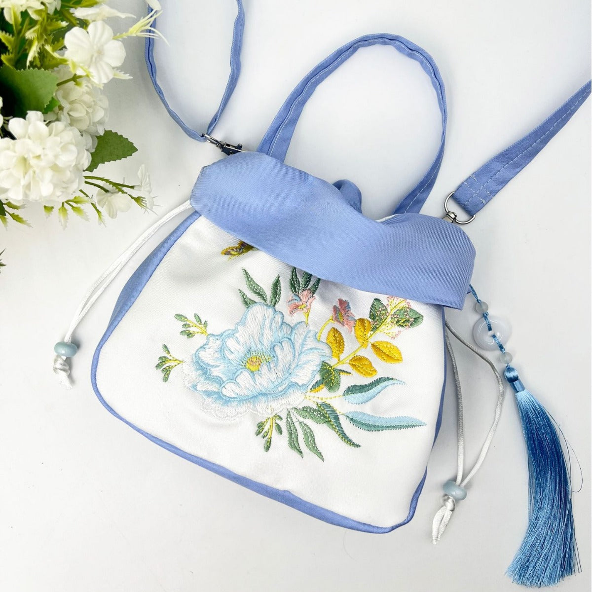 Women's Antique Tassel Embroidered Han Chinese Clothing Handbags