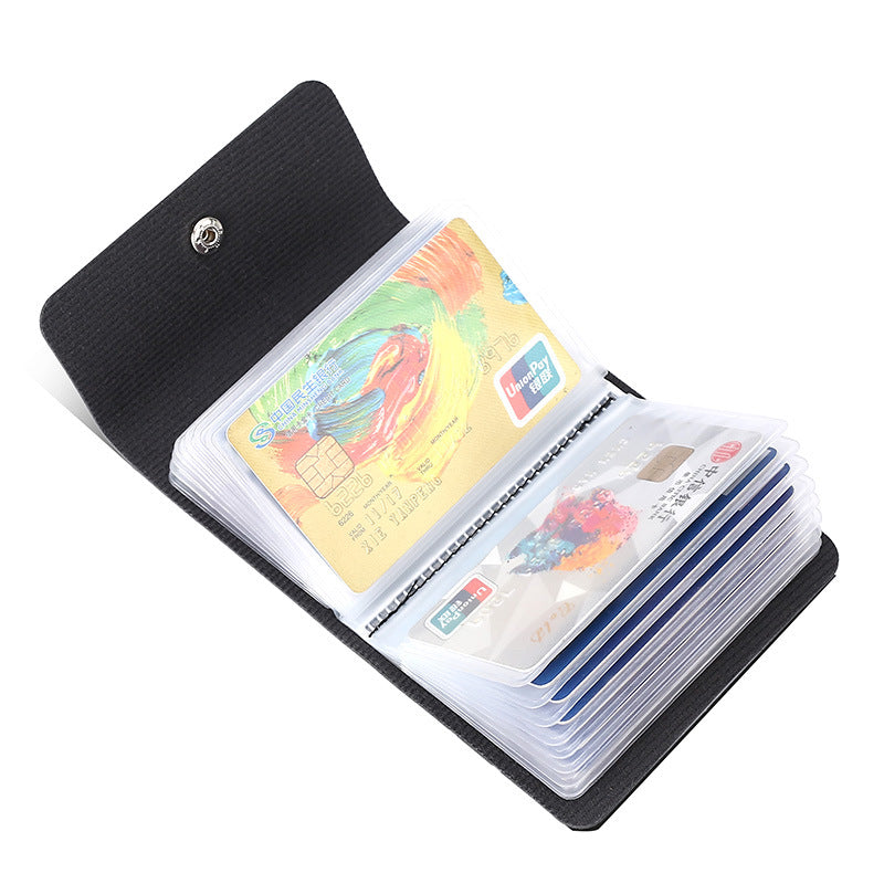 Women's & Men's & Business Bank Credit Cover Korean Card Holder