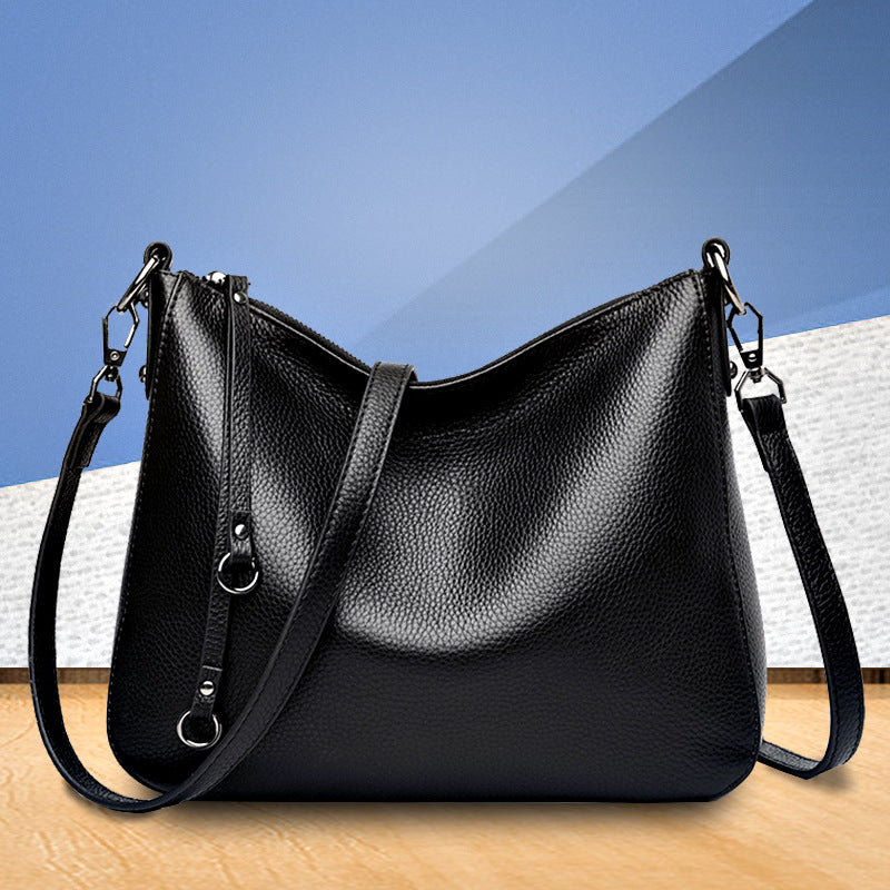Women's High-grade Large Capacity Genuine Leather Versatile Women's Shoulder Bag