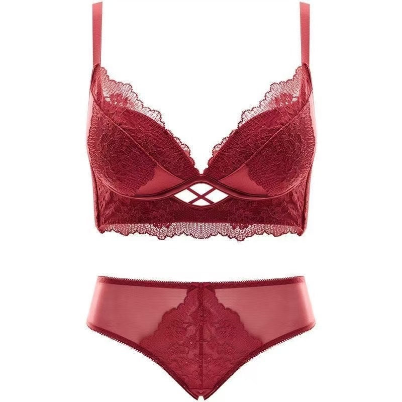 Women's Small Chest Push Up Extra Thick Big Lingerie Sets