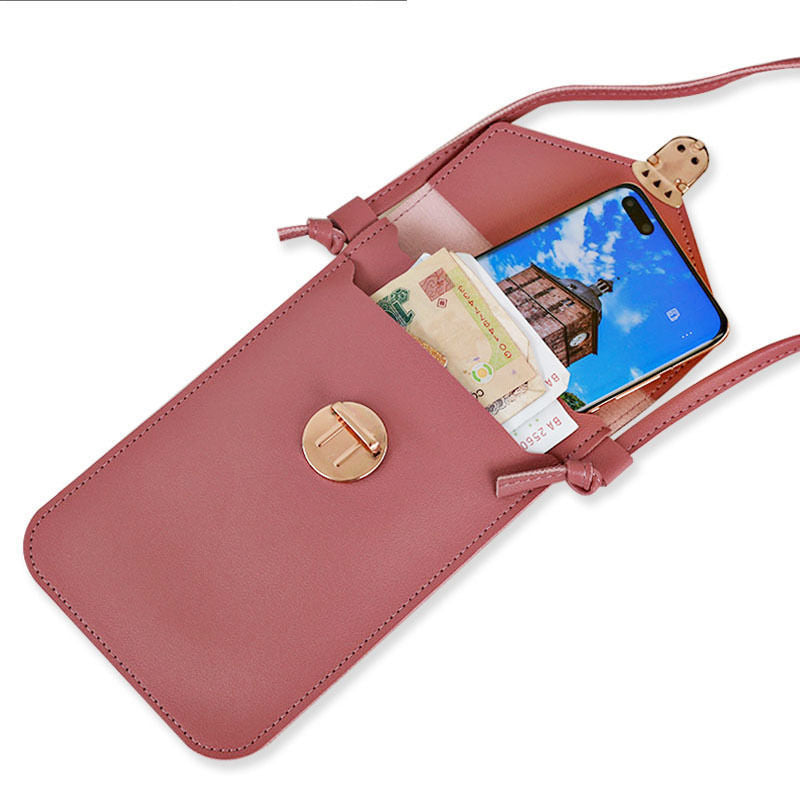 Slouchy Touch Screen Zipper Stylish Multifunctional Phone Bags