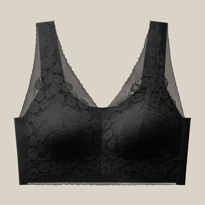 Seamless Fit Lace One-piece Cup Push Up Bras