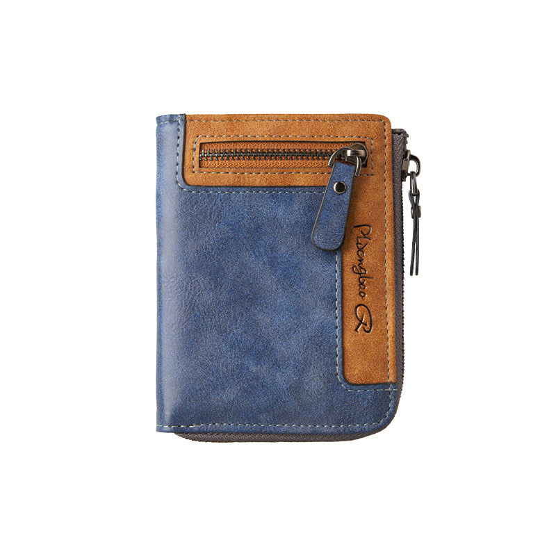 Men's Vertical Business Multifunction Large Capacity Retro Men's Wallet