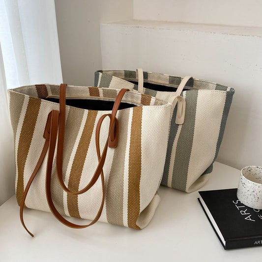 Women's Large Capacity Commuter Canvas Tide Fashion Shoulder Bags