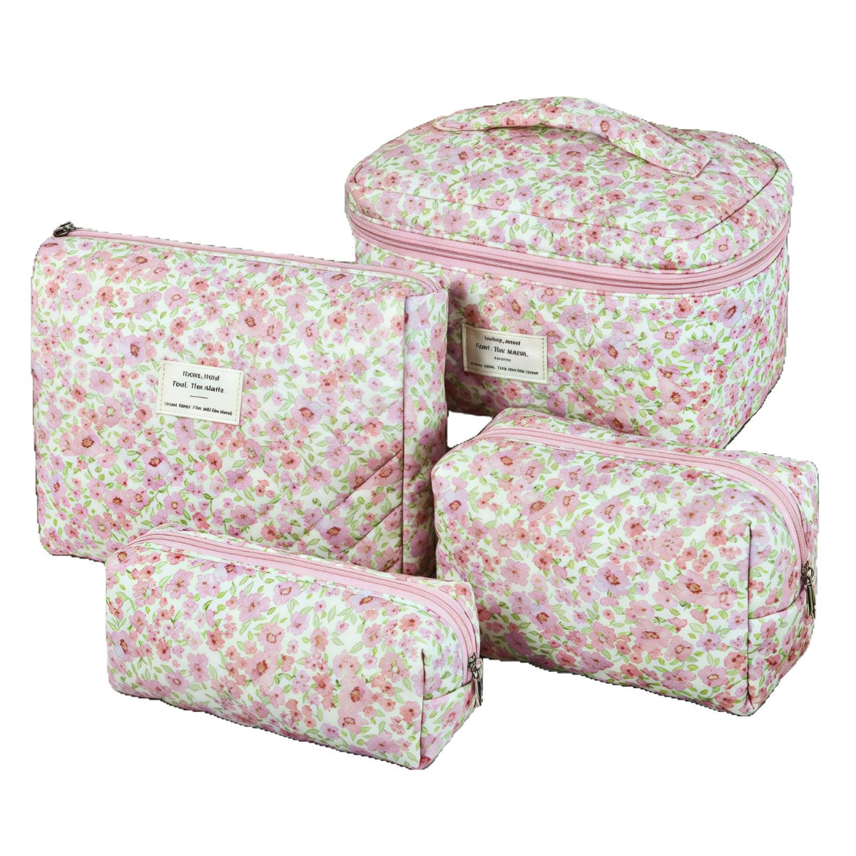 Large Capacity Portable Polyester Cotton Thickened Makeup Bag