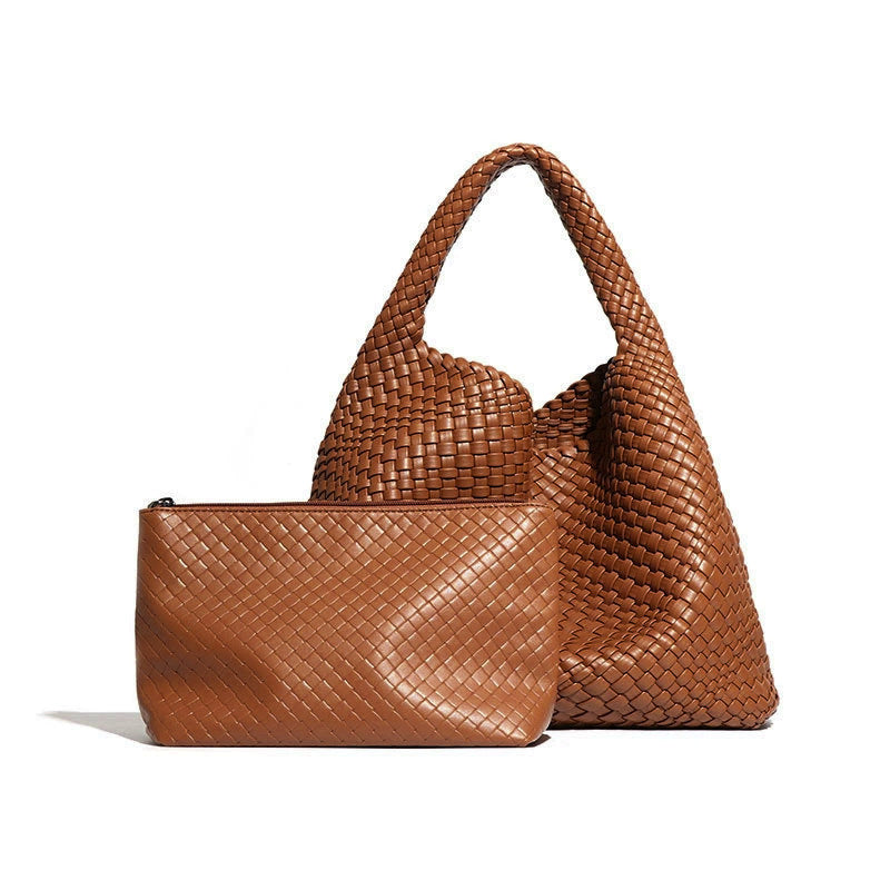 Women's Hand-woven Fashion Portable Korean Style Large Capacity Women's Shoulder Bag