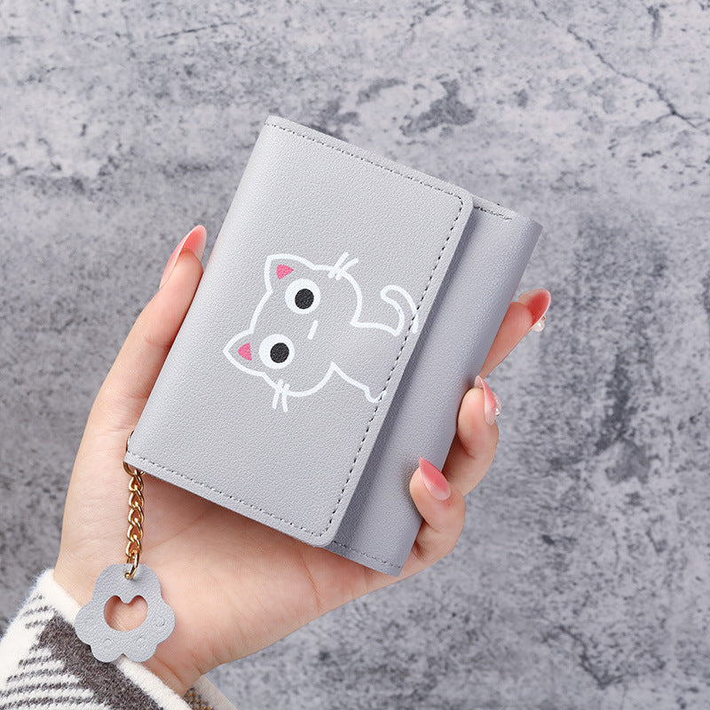 Women's Korean Short Creative Fashion Hasp Ladies Wallets