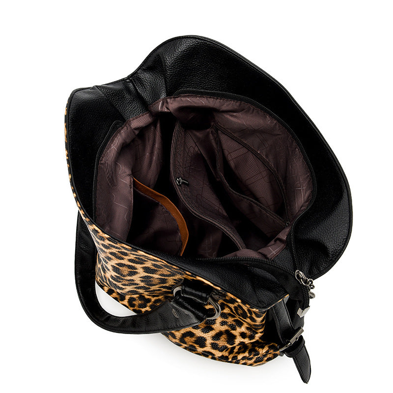 Print Large Capacity Versatile Portable Leisure Women's Shoulder Bag