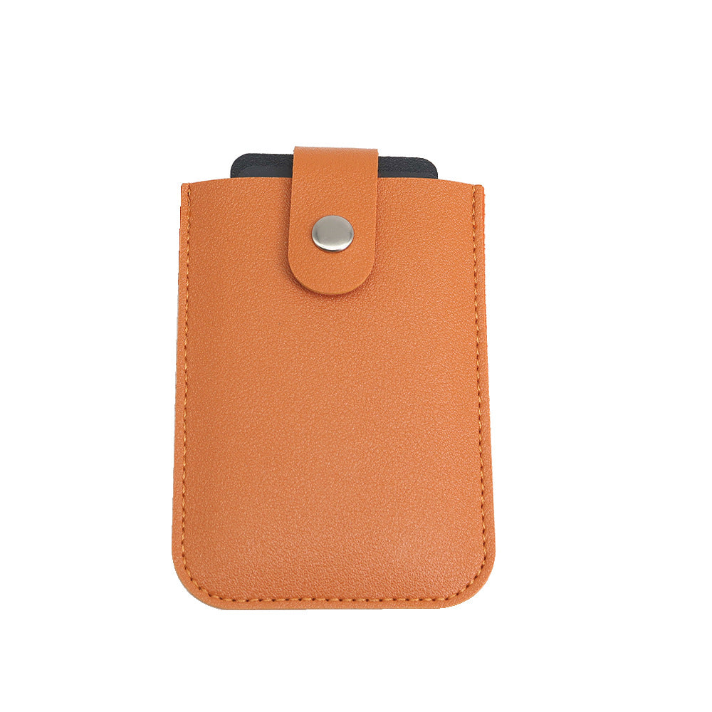 Layered Pull-out Business Multiple Slots Leather Card Holder