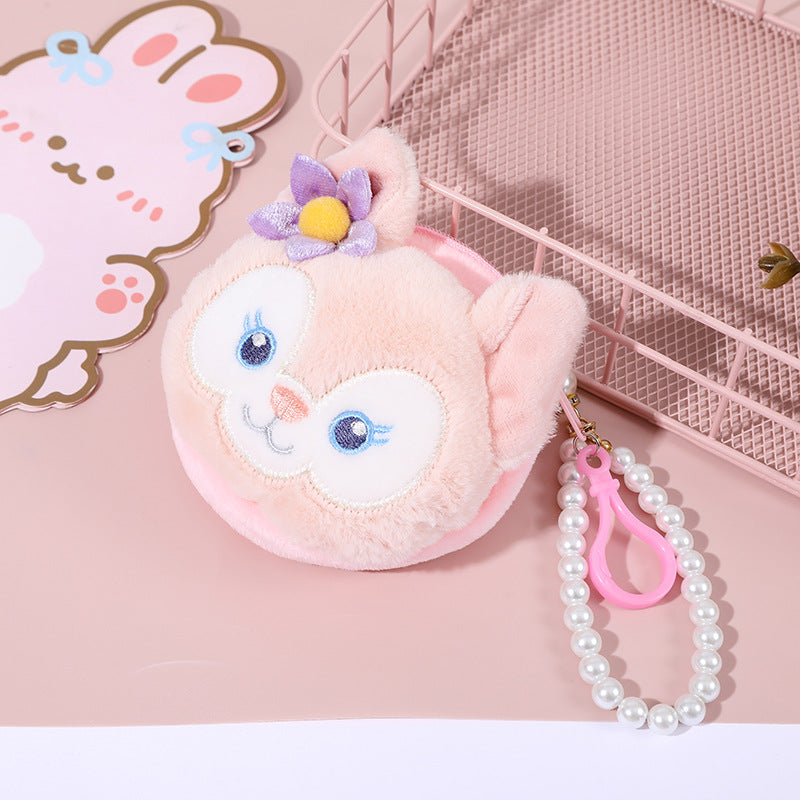 Children's Pendant Plush Creative Mini Clow Storage Coin Purses