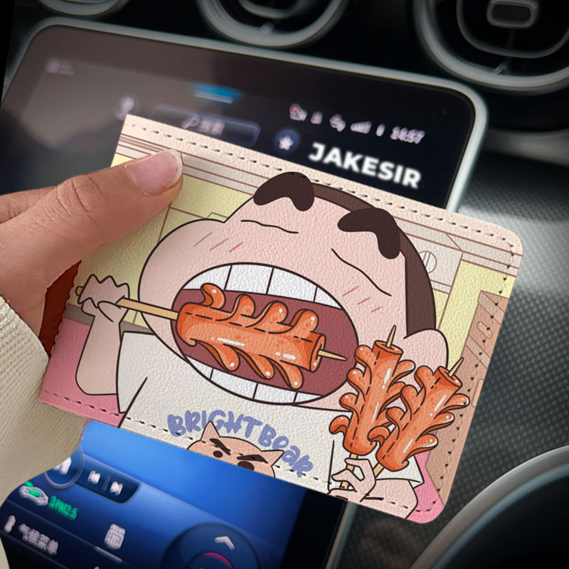Crayon Driving License Protective Cover Motor Vehicle Card Holder