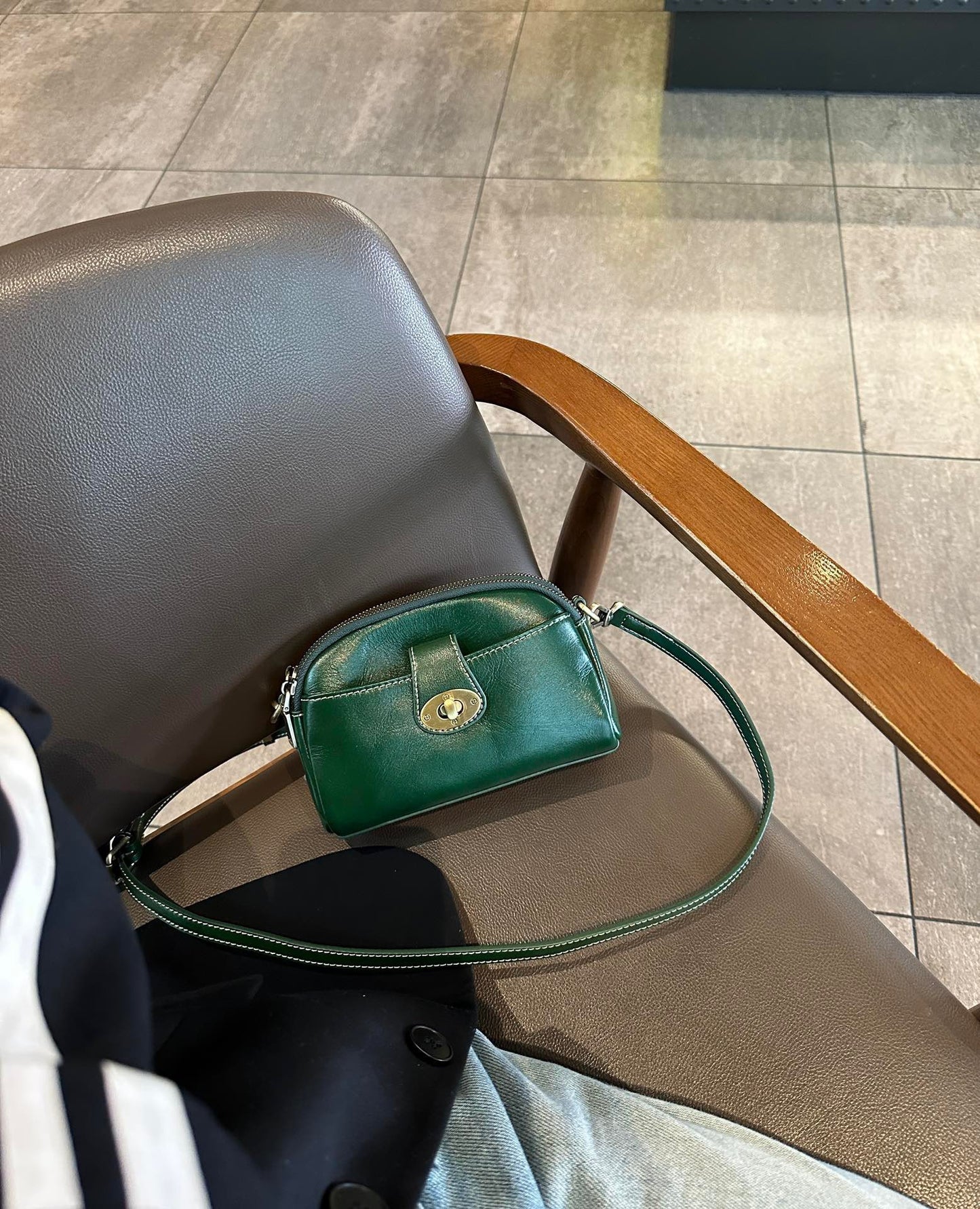 Women's Mother's Genuine Leather Mobile Mini Popular Shoulder Bags