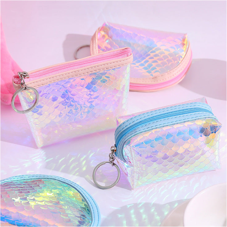 Women's Mini Cute Hand Transparent Portable Convenient Coin Purses