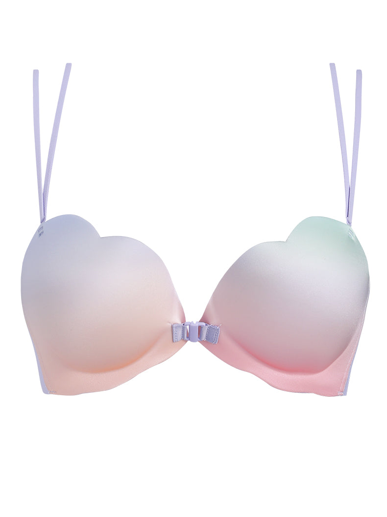 Women's Button Underwear Wireless Small Big Seamless Butterfly Lingerie Sets