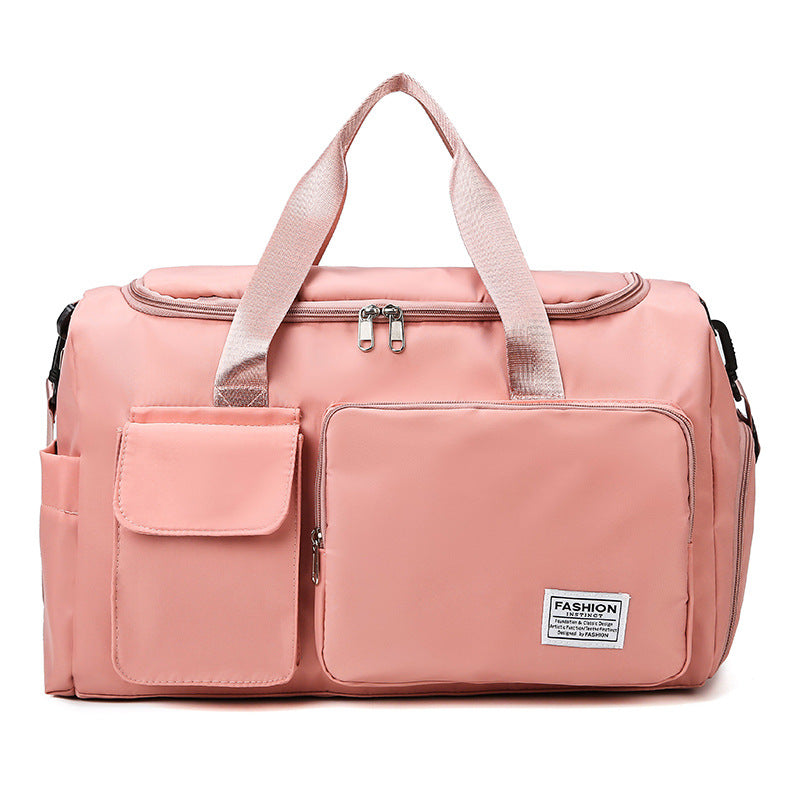 Dry Wet Separation Contrast Color Short Luggage