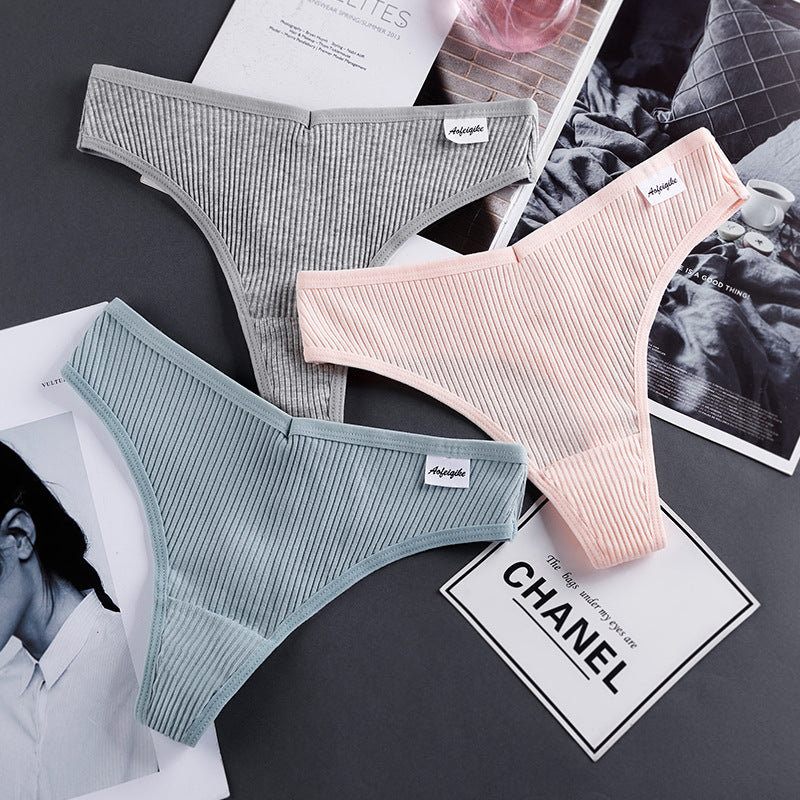 Women's Sexy Low Waist Seamless Underwear Pure Panties