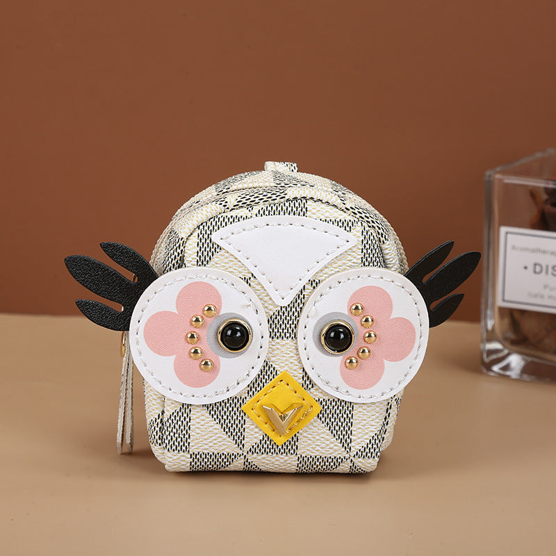 Comfortable Glamorous Versatile Cool Owl Headset Coin Purses