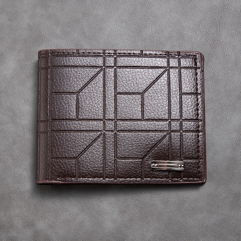 Men's Thin Retro Business Leisure Trendy Unique Men's Wallets
