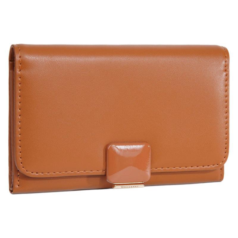 Women's Korean Style Multiple Slots Zipper Mid-length Coin Purses