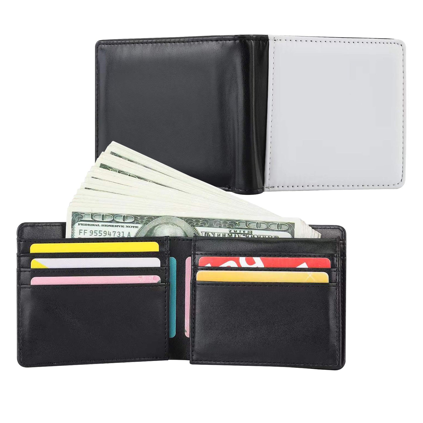 Men's Folding Large Capacity Multiple Slots Retro Men's Wallets