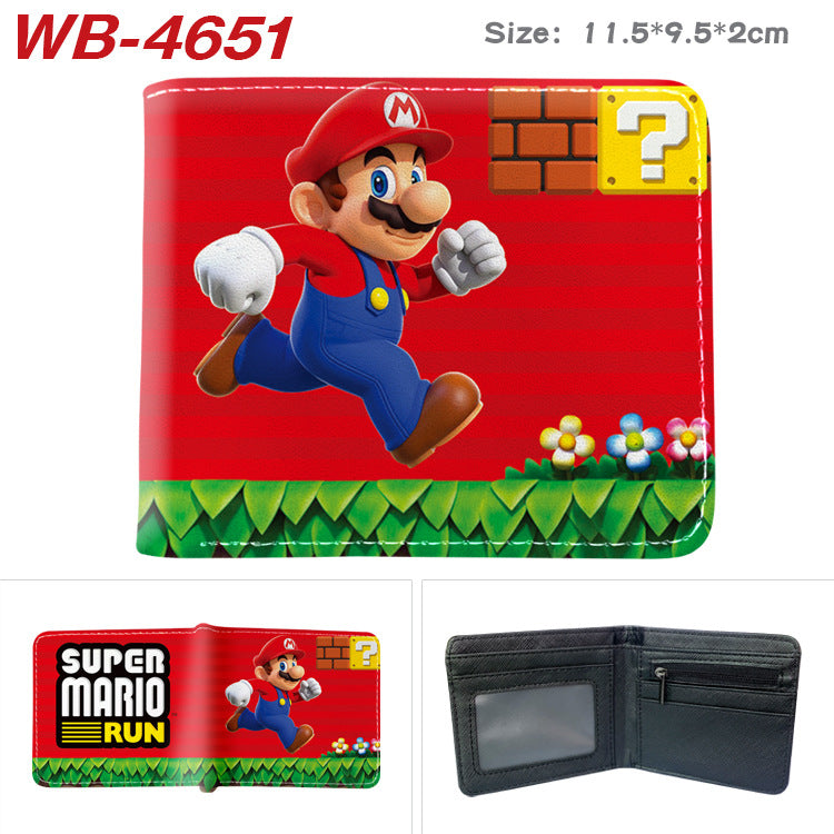 Women's & Men's & World Surrounding The Game Printing Short Men's Wallets