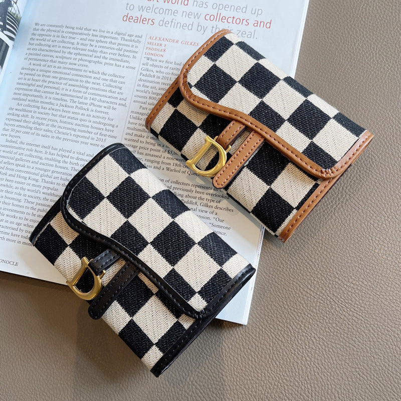 Women's Exquisite Canvas Multiple Slots Design Card Holder