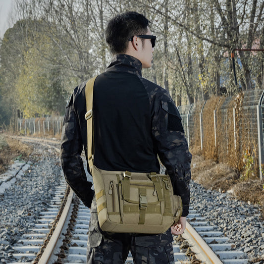 Men's Army Fan Camouflage Computer Large Book Shoulder Bags