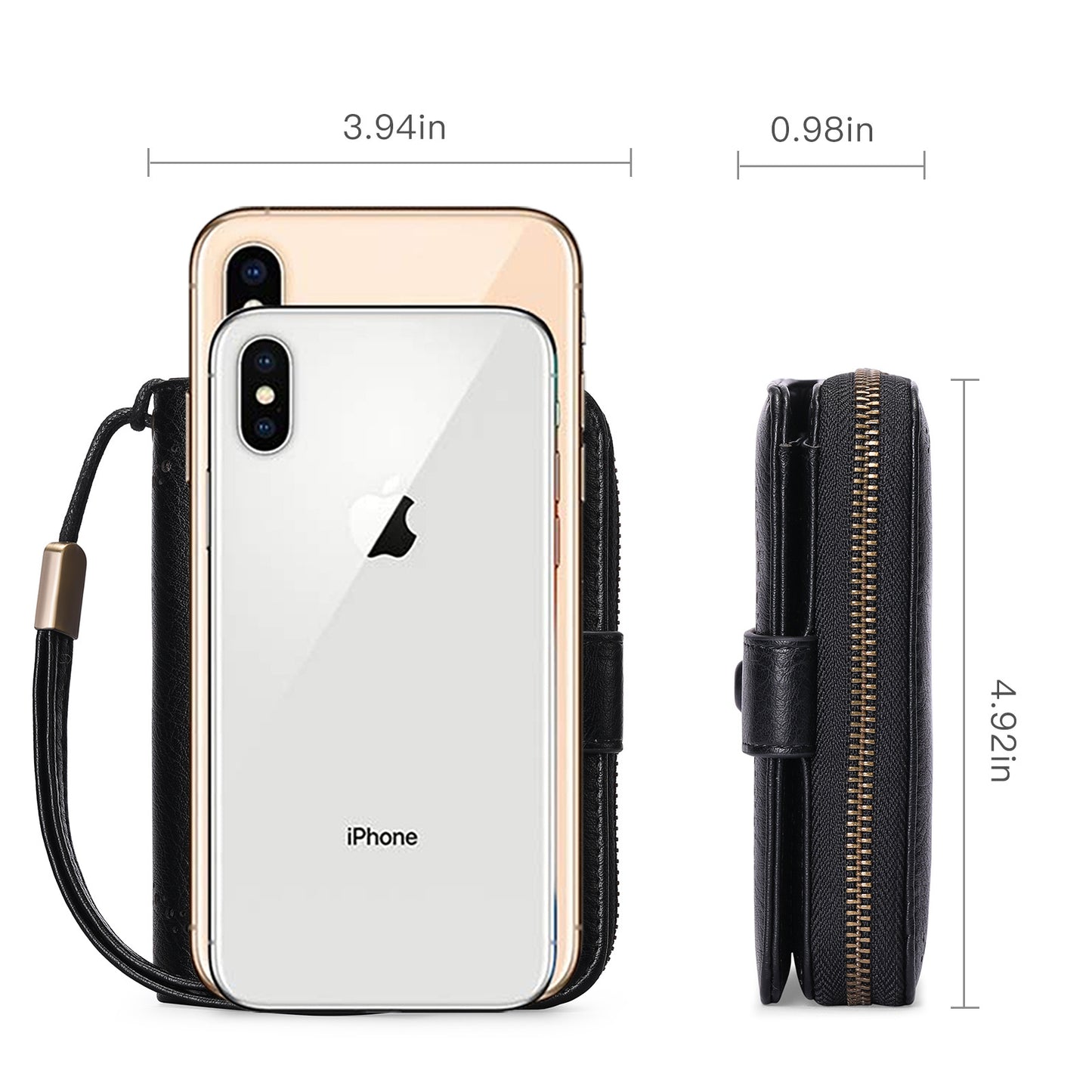 Women's Retro Oil Wax Skin Expanding Card Holder