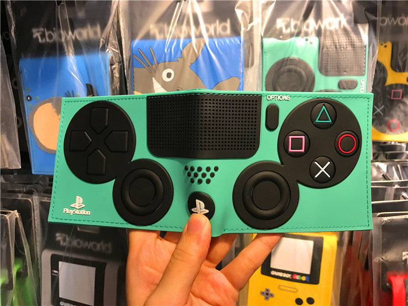 Men's Unique Cool Short Gray Bifold Coin Purses