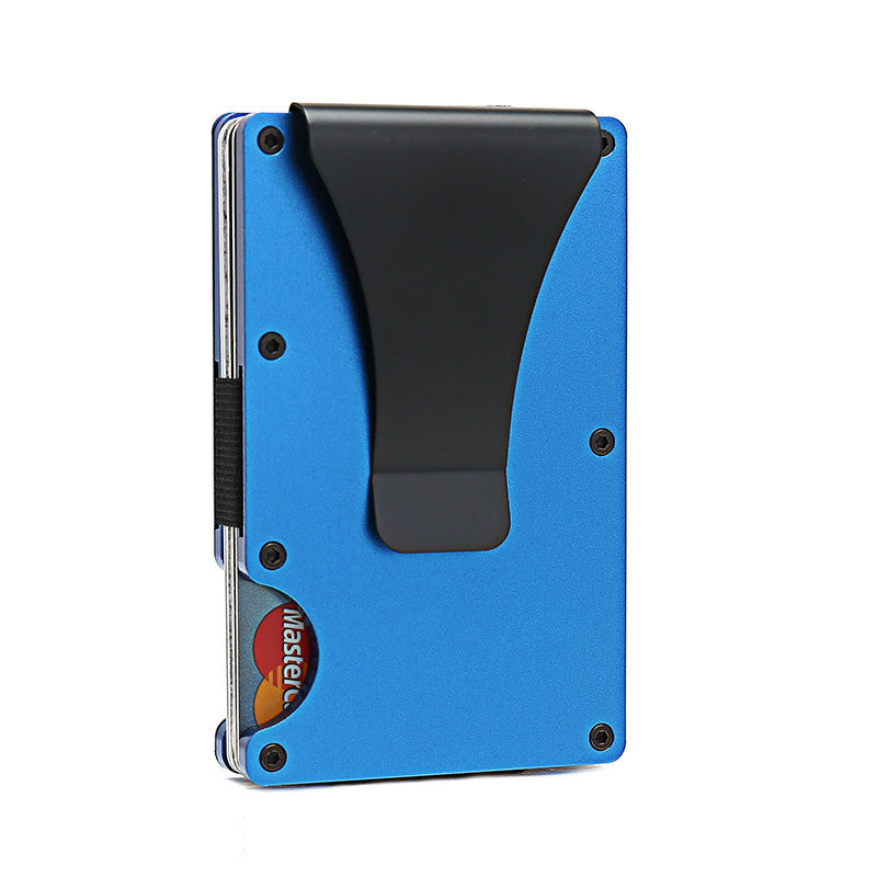 Durable Men's Clamp Metal Aluminum Credit Card Holder