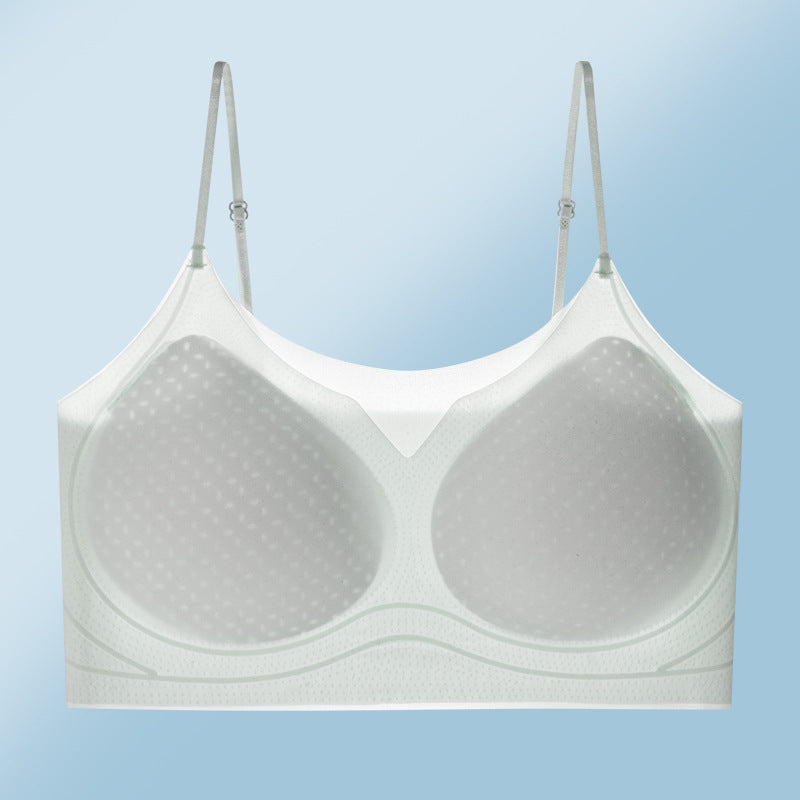 Silk Back Shaping Summer Thin Underwear Everyday Bras
