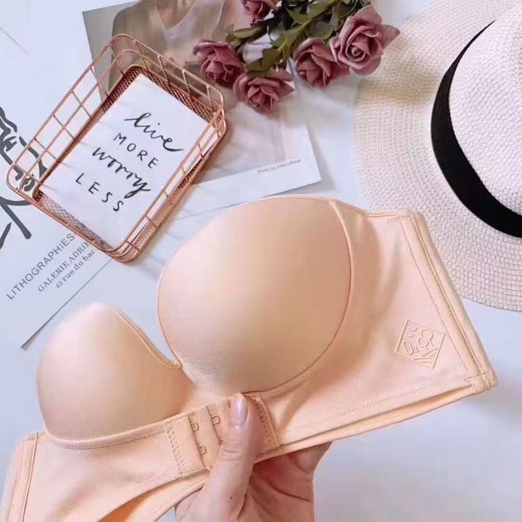 Chest Gathering Sugar Strapless Underwear Without Everyday Bras