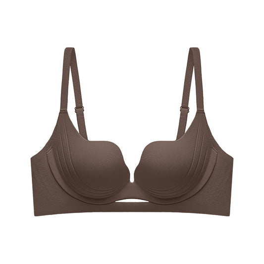 Women's Small Breast Push Up Underwear Petal Bras