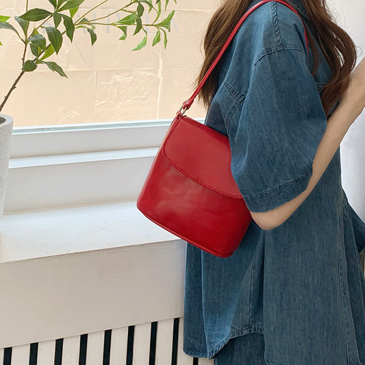 Women's Homemade Versatile High Quality Design Red Cross Bags