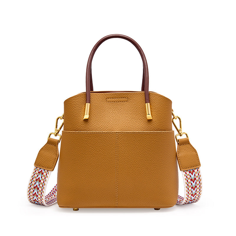 Women's Genuine Leather Western Style High-grade Handbags