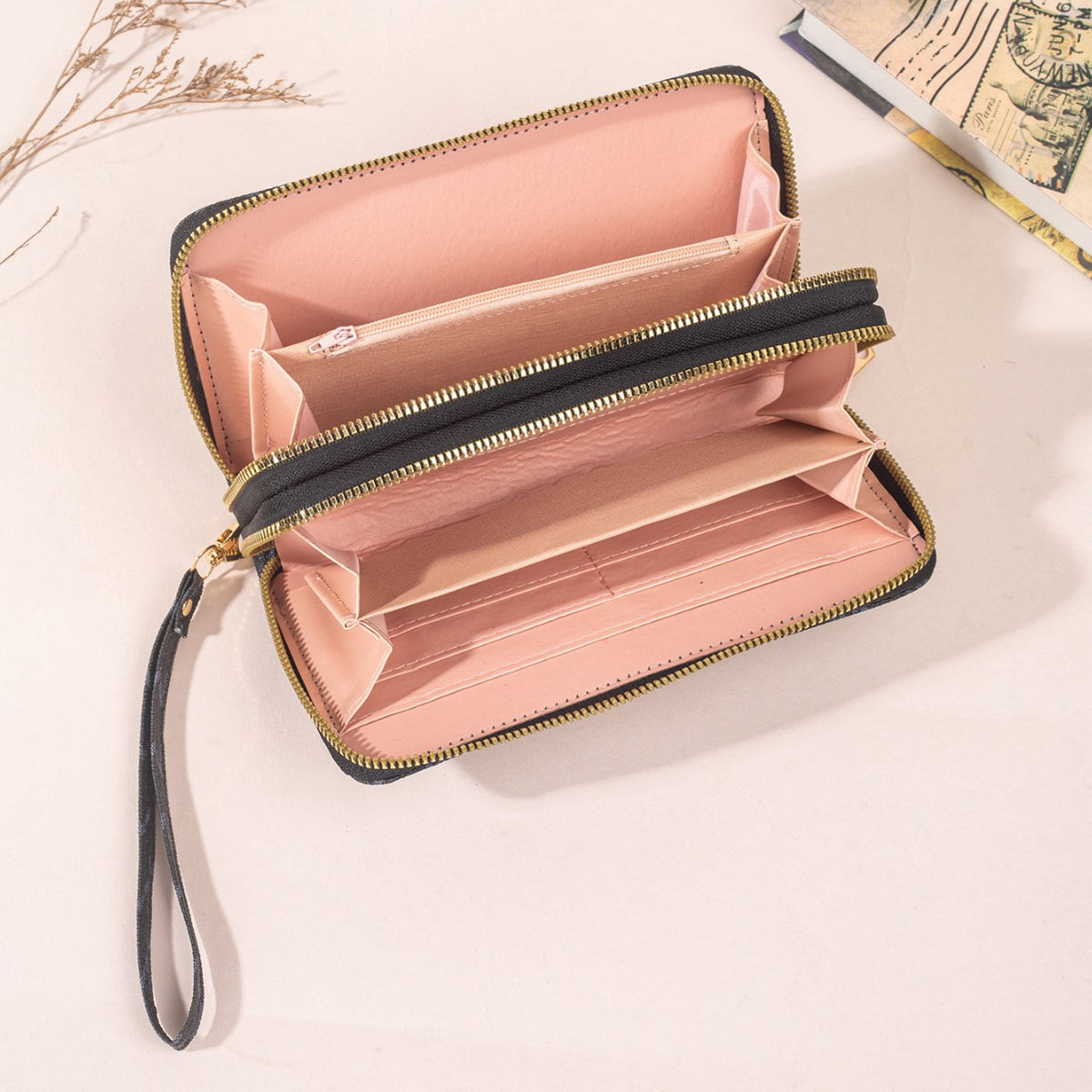 Women's Printed Fashion Simple Stylish Versatile Element Ladies Wallet