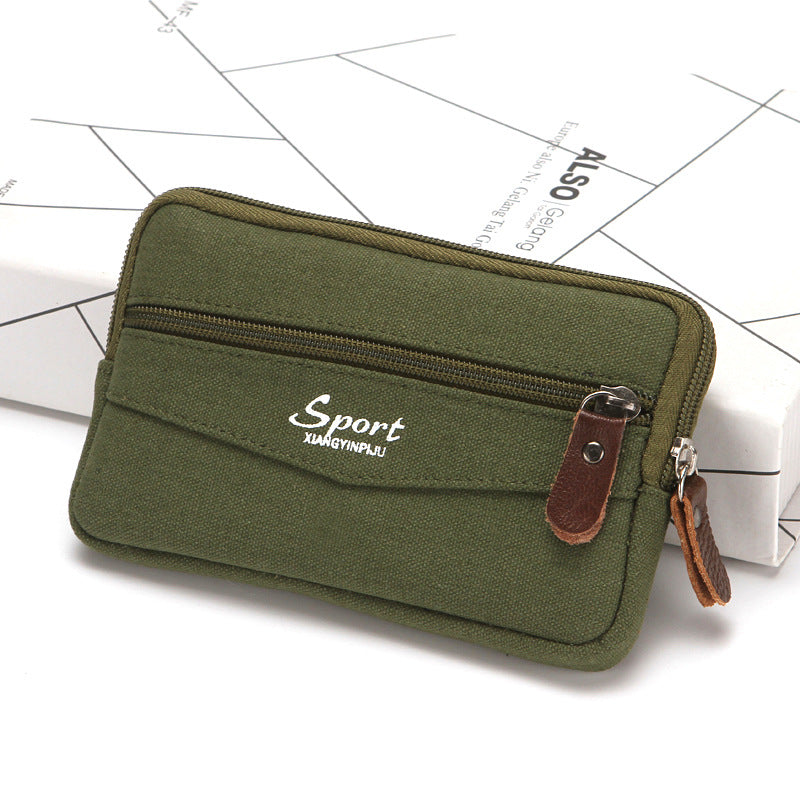 Single-layer Inch Mobile Canvas Construction Site Phone Bags