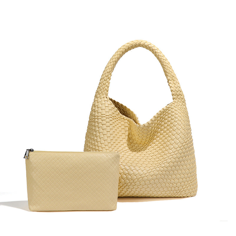 Women's Hand-woven Fashion Portable Korean Style Large Capacity Women's Shoulder Bag