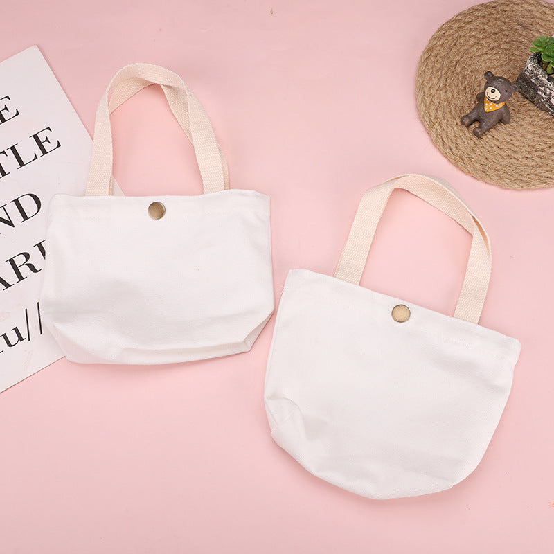 Color Canvas Iti Portable Shopping Simple Handbags