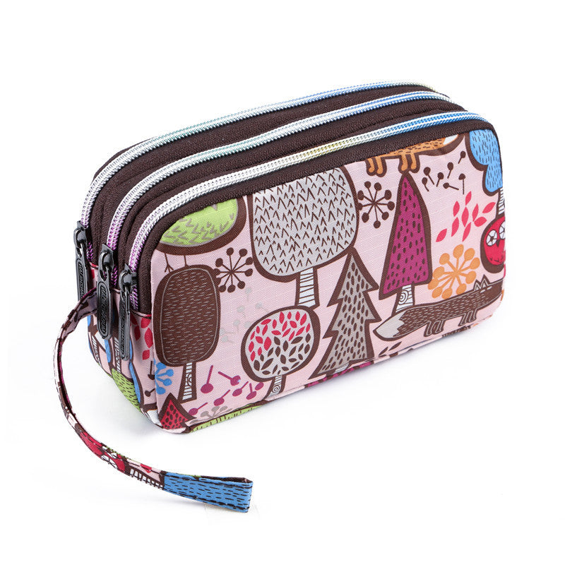 Women's Korean Printed Mobile Running Cloth Purses
