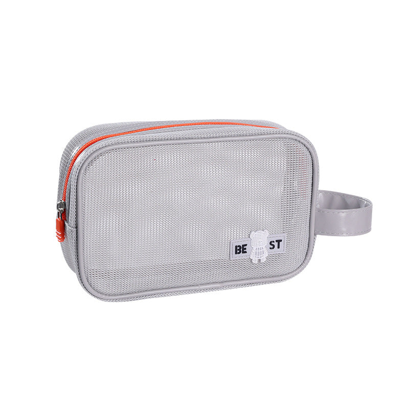 Holiday Portable Storage Business Trip Mesh Cosmetic Bags